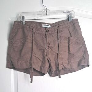 Old Navy Women's Brown Linen Shorts